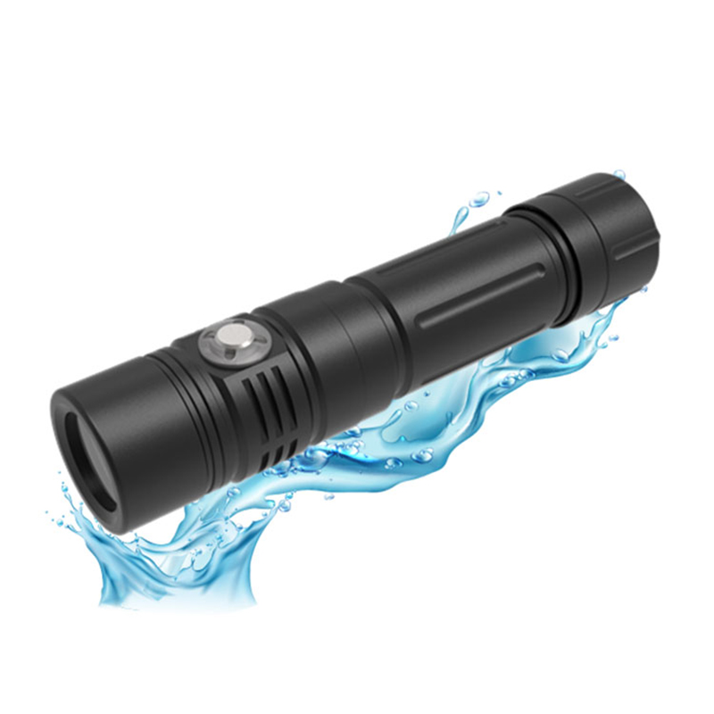 SST40 Professional IPX8 LED ရေငုပ်ဓာတ်မီး